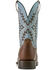Image #3 - Ariat Men's Cattle Creek Western Boots - Broad Square Toe, Brown, hi-res