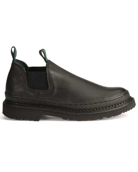 Georgia Boot Men's Georgia Giant Romeo Slip-On Work Shoes, Black, hi-res