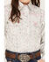 Cowgirl Hardware Girls' Leopard Print Long Sleeve Snap Western Shirt, White, hi-res
