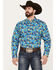 Image #1 - Ariat Men's Landon Classic Fit Long Sleeve Button Down Western Shirt, White, hi-res