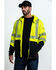 Image #1 - Ariat Men's FR Hi-Vis Full Zip Work Hooded Jacket, Bright Yellow, hi-res