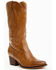 Image #1 - Roper Women's Nettie Western Boots - Medium Toe, Tan, hi-res