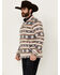 Image #2 - Rock & Roll Denim Men's Striped 1/4 Zip Pullover, Natural, hi-res