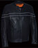 Image #3 - Milwaukee Leather Men's Lightweight Sporty Scooter Crossover Jacket - 3X, Black, hi-res