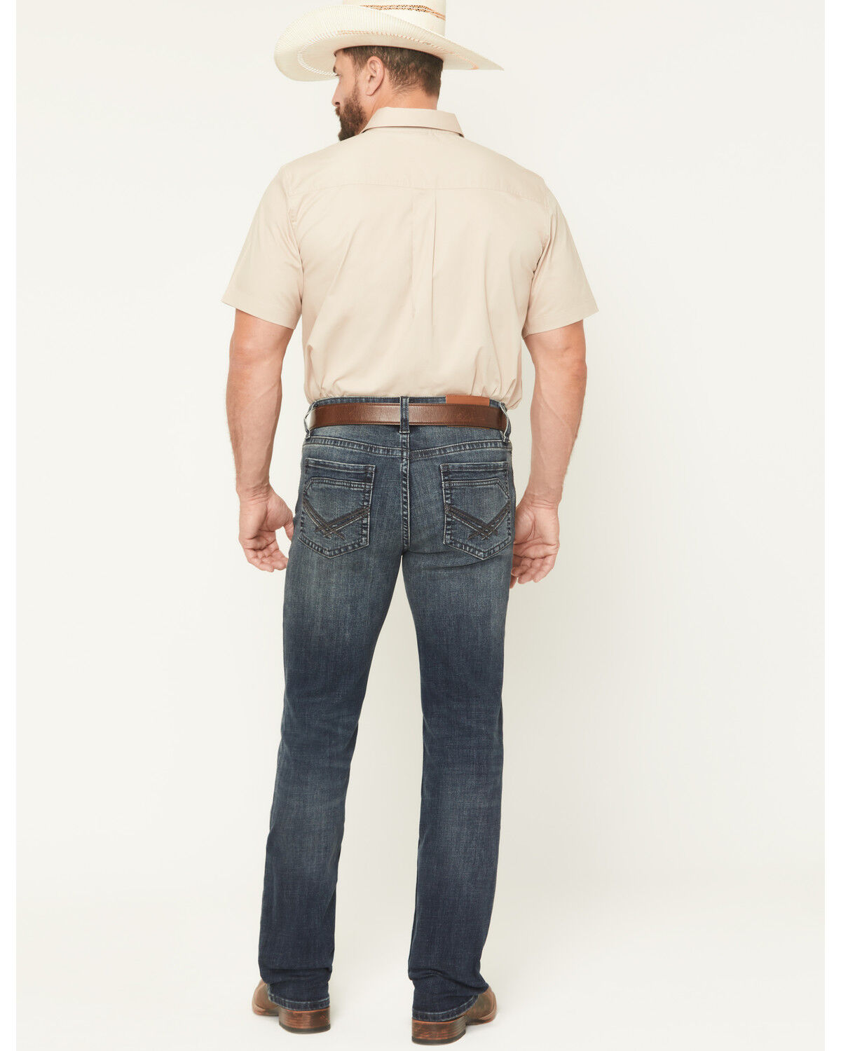 Image #3 - Cody James Men's Poncho Wash Jackson Slim Straight Stretch Denim Jeans, Dark Wash, hi-res