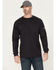 Image #2 - Ariat Men's FR Air Graveyard Shift Long Sleeve Pocket Work T-Shirt, Black, hi-res