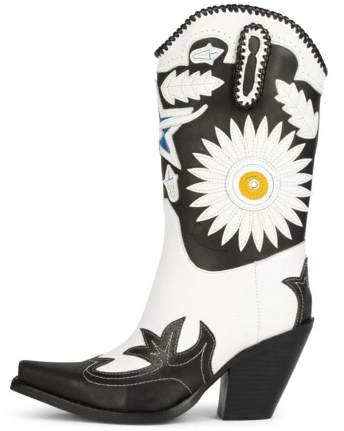 Image #3 - Jeffrey Campbell Women's Texarkana Longhorn Star Inlay Western Boots - Snip Toe , , hi-res