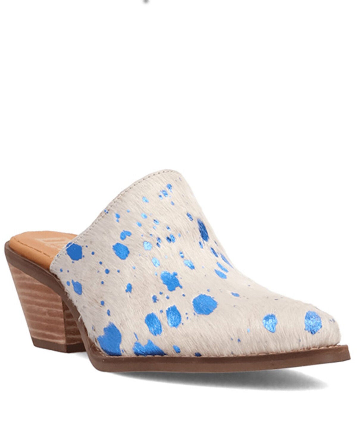 Dingo Women's Cash Cow Mules, Blue, hi-res
