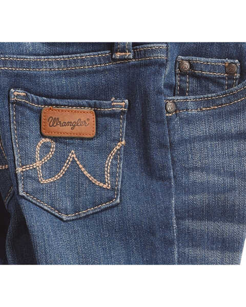Image #2 - Wrangler Toddler Girls' Western 5 Pocket Skinny Jeans , Blue, hi-res