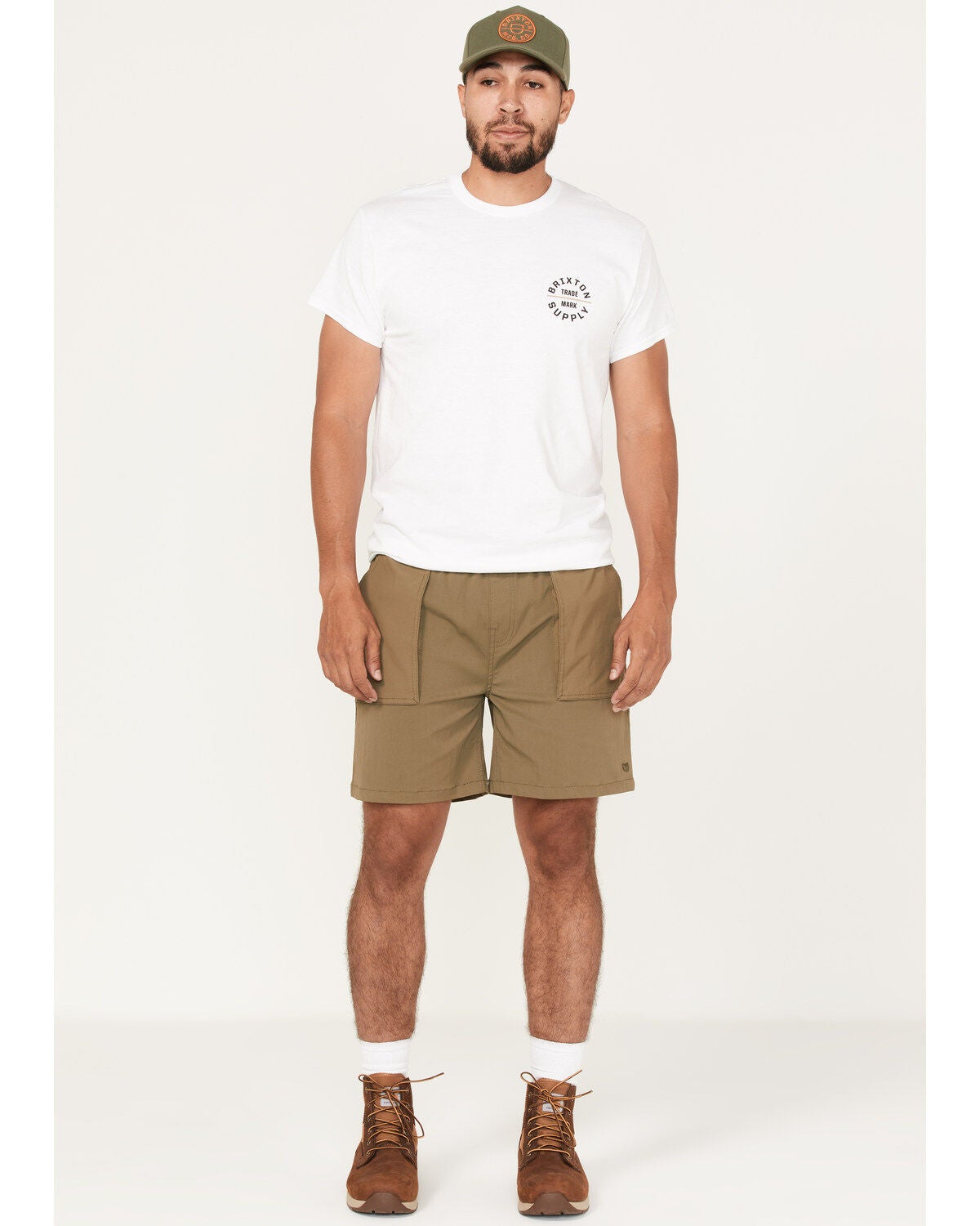 Image #1 - Brixton Men's Oath V Logo Graphic T-Shirt, , hi-res