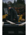 Image #1 - Hawx Men's Raglan Water Resistant Hooded Work Sweatshirt, Charcoal, hi-res