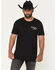 Image #2 - Moonshine Spirit Men's Golden Luster Short Sleeve Graphic T-Shirt, Black, hi-res