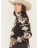 Image #2 - Ariat Women's Southwestern Print Softshell Jacket, Grey, hi-res