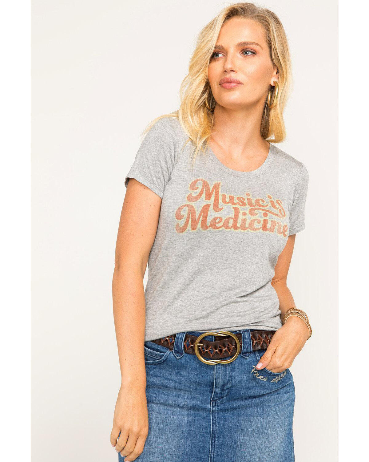 Image #1 - Idyllwind Women's Music Is Medicine Trustie Tee, , hi-res
