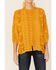 Image #2 - Johnny Was Women's Ciaga Phoebe Button Down Top, Gold, hi-res