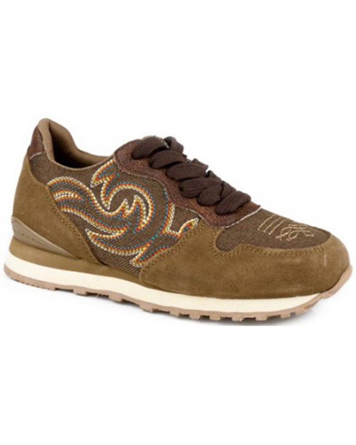 Image #1 - Roper Women's Giddy Up Spice Casual Shoes, Brown, hi-res