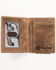 Hooey Men's Brown Liberty Rope Embossed Bi-Fold Money Clip Wallet, Brown, hi-res