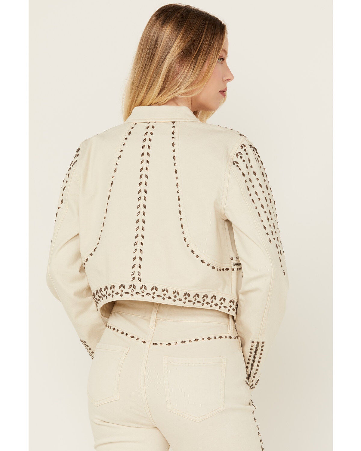 Image #4 - Wonderwest Women's Birch Studded Denim Jacket, , hi-res