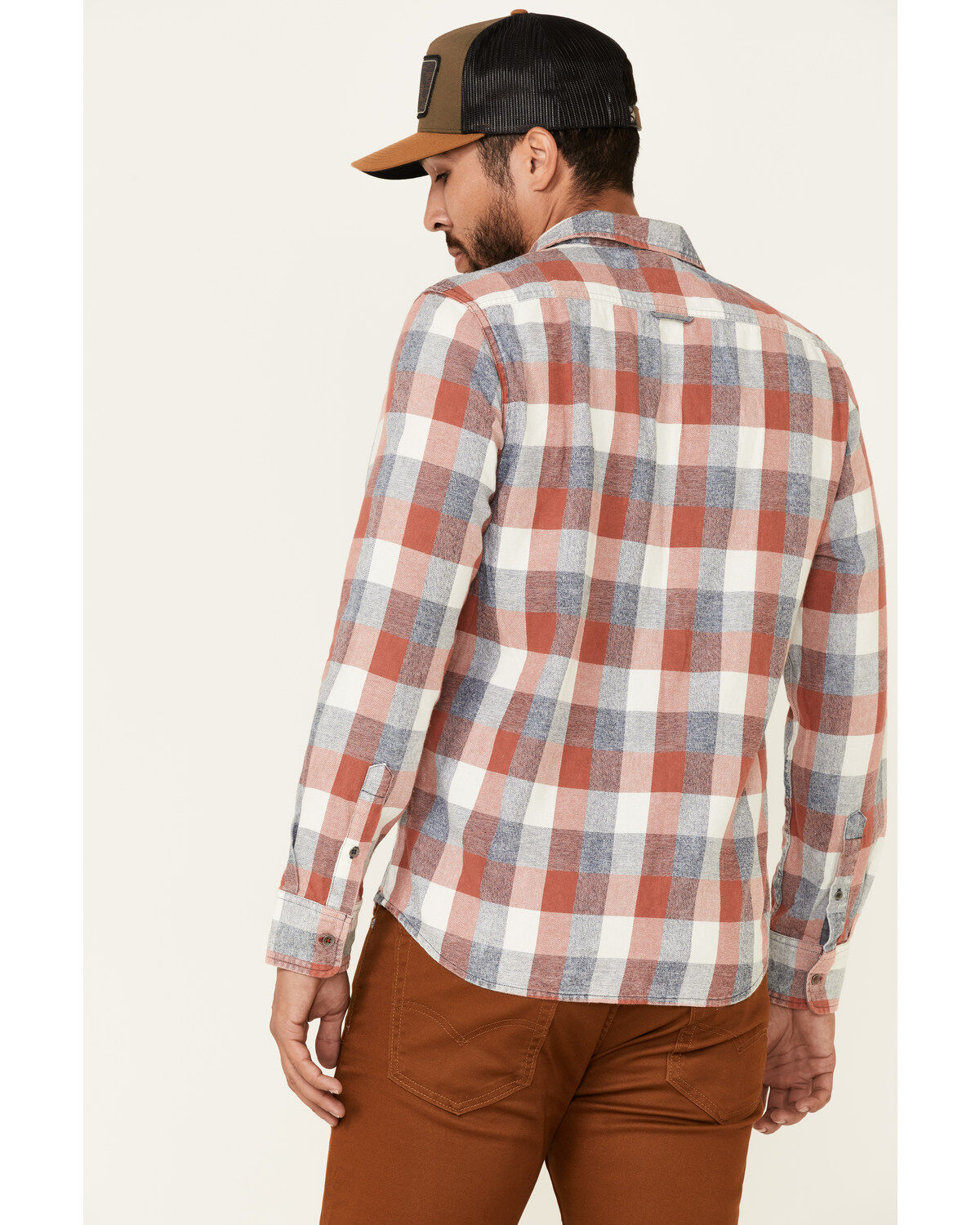 Image #4 - Flag & Anthem Men's Pagedale Vintage Wash Plaid Long Sleeve Button-Down Western Shirt, , hi-res