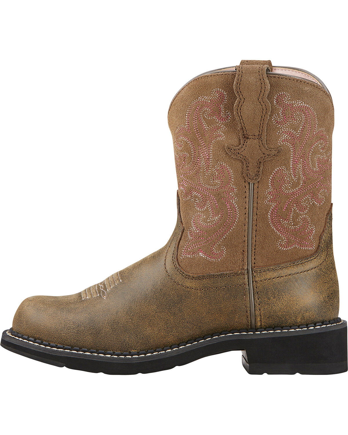 Image #2 - Ariat Fatbaby Brown Bomber Leather Boots - Crepe Sole, , hi-res