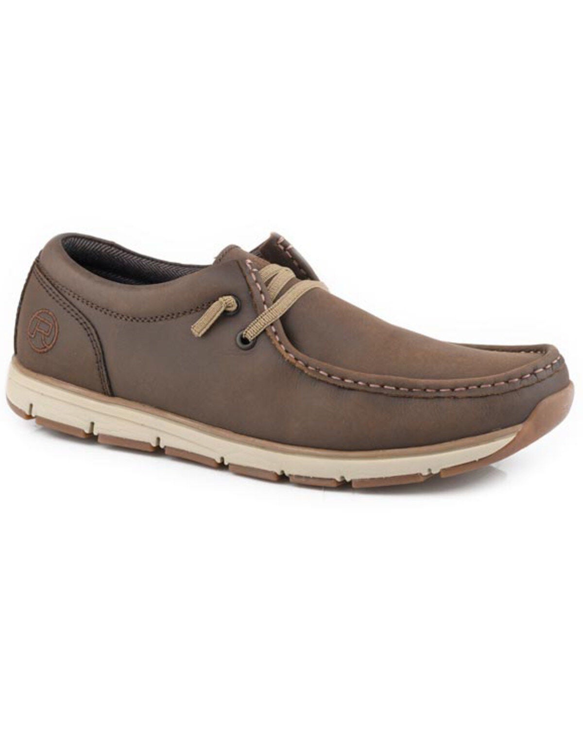 Roper Men's Lloyd Casual Shoes - Moc Toe, Brown, hi-res