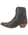 Image #3 - Dan Post Women's Shay Booties - Round Toe, Black, hi-res