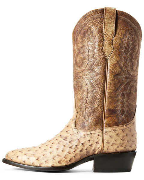 Image #2 - Ariat Men's Circuit Light Full Quill Ostrich Western Boots - Round Toe, , hi-res