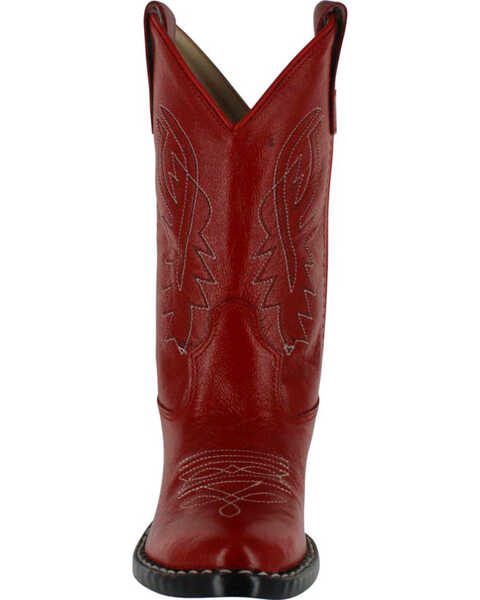 Shyanne Girls' Western Boots - Pointed Toe, Red, hi-res