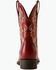 Image #3 - Ariat Women's Round Up Filly Performance Western Boots - Broad Square Toe, Red, hi-res