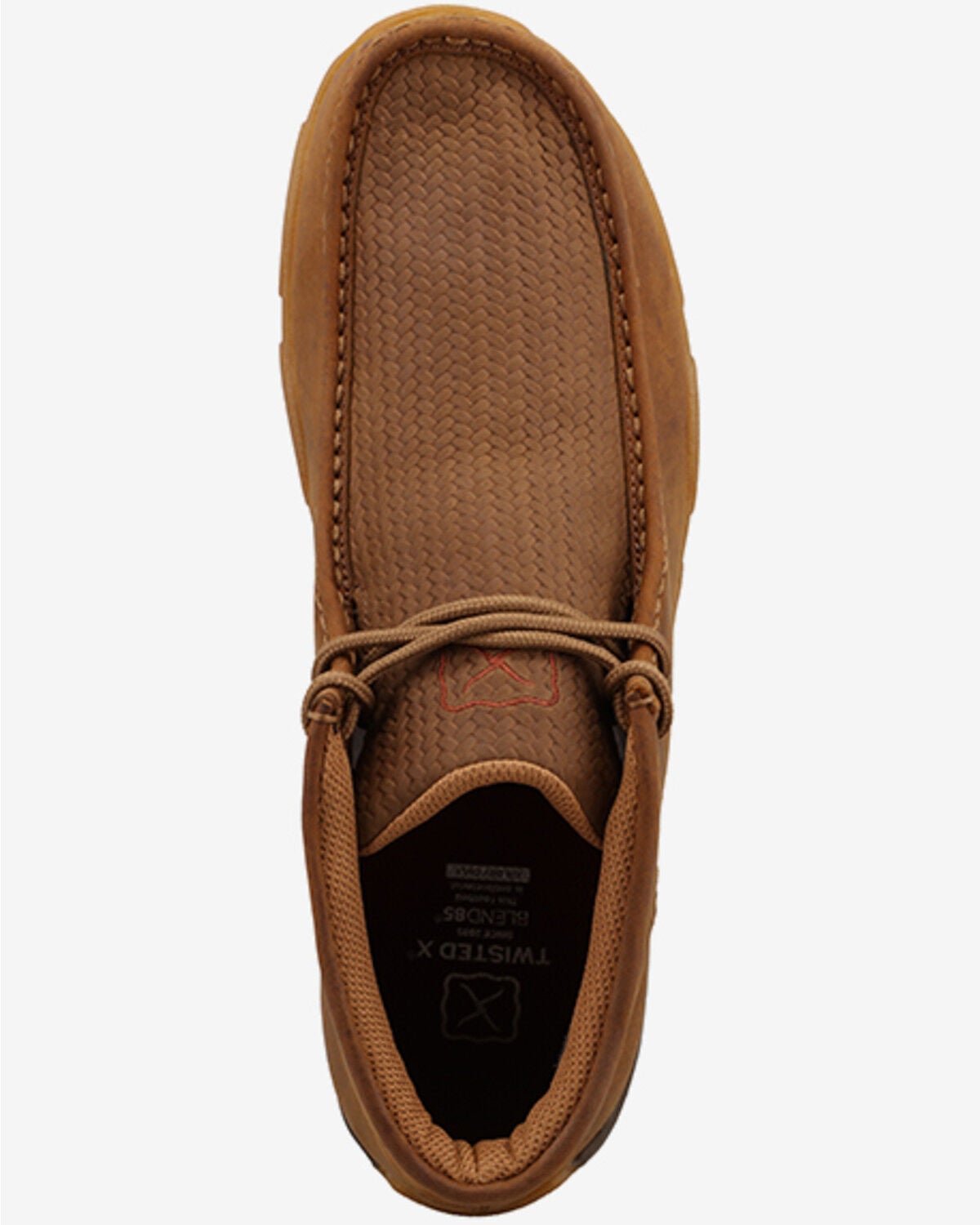 Image #6 - Twisted X Men's Distressed Chukka Driving Mocs, Saddle, hi-res