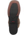 Laredo Women's Stella Leopard Print Inlay Studded Western Performance Boots - Square Toe, Brown, hi-res