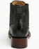 Image #5 - Cody James Men's Hash Exotic Python Western Ankle Boots - Broad Square Toe, Black, hi-res
