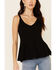 Image #3 - Idyllwind Women's Godet Rib Knit Tank Top, Black, hi-res