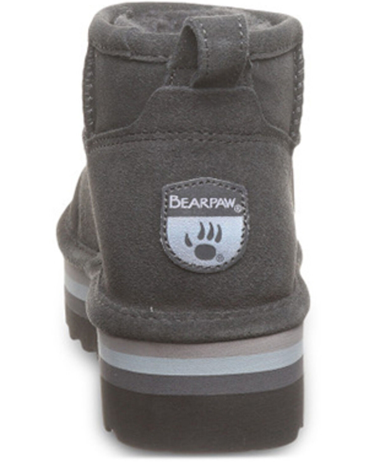 Image #5 - Bearpaw Women's Retro Shorty Casual Boots, Grey, hi-res