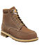 Image #1 - Carhartt Men's 6" Waterproof Lug Work Boots - Moc Toe, Chocolate, hi-res