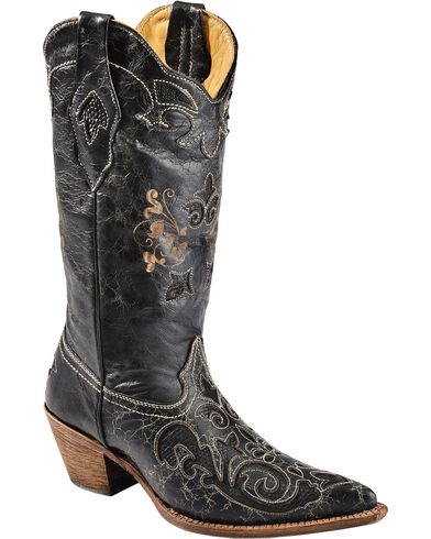 Corral Women's Vintage Lizard Overlay Western Boots | Boot Barn