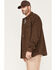 Image #3 - Hawx Men's Sherpa Lined Shirt Jacket, Pecan, hi-res
