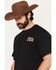 Image #3 - Coors Men's Banquet Golden Lockup Embroidered Short Sleeve Graphic T-Shirt, Black, hi-res