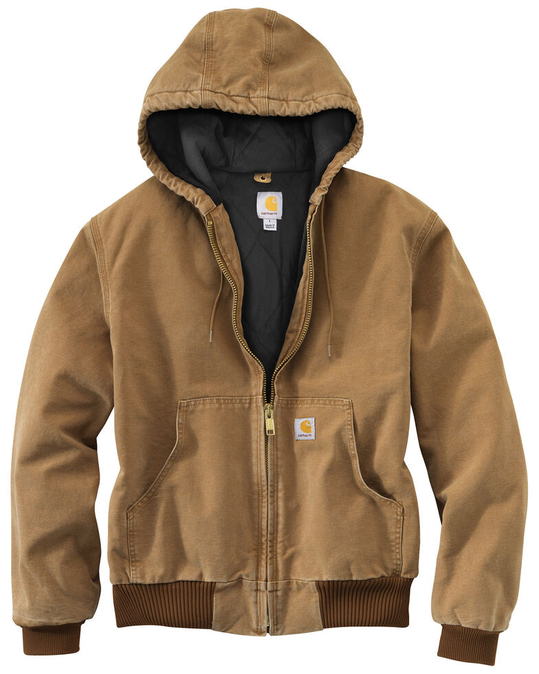Carhartt Quilted Flannel Lined Duck Active Jacket | Boot Barn