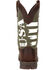 Durango Men's Army Green USA Western Performance Boots - Square Toe, Brown, hi-res