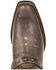 Durango Women's Crush Western Booties - Square Toe , Distressed Brown, hi-res
