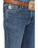 Image #2 - Cinch Men's Ian Medium Wash Slim Bootcut Performance Jeans, , hi-res