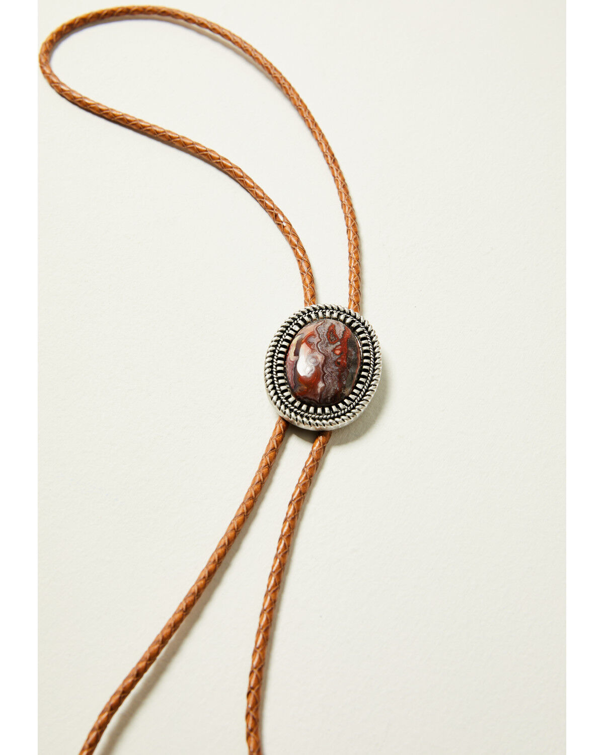 Image #2 - Shyanne Women's Agate Concho Bolo Tie, Silver, hi-res