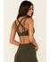 Idyllwind Women's Liberty Athleisure Sports Bra , Dark Green, hi-res