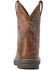 Image #3 - Ariat Women's Anthem Shortie Performance Western Boots - Round Toe, Brown, hi-res
