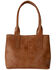 STS Ranchwear By Carroll Women's Yipee Kiyay Tote Bag, Brown, hi-res