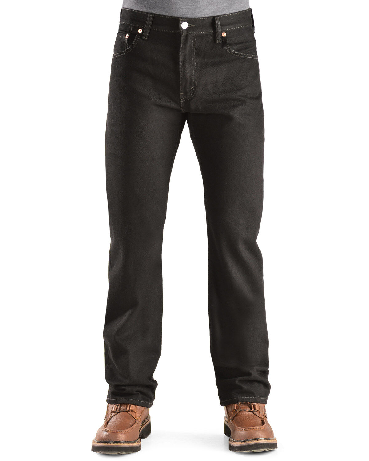 Image #2 - Levi's Men's 517 Prewashed Low Slim Bootcut Jeans, Black, hi-res