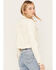 Image #4 - Shyanne Women's Cropped Fray Western Jacket, Natural, hi-res