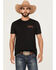 Image #1 - Pendleton Men's Boot Barn Exclusive Bison Head Short Sleeve Graphic T-Shirt, Black, hi-res