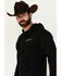 Image #4 - Pendleton Men's Boot Barn Exclusive Bridge Creek Diamond Hooded Sweatshirt , Black, hi-res